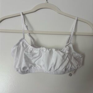 Sunday best white poplin top